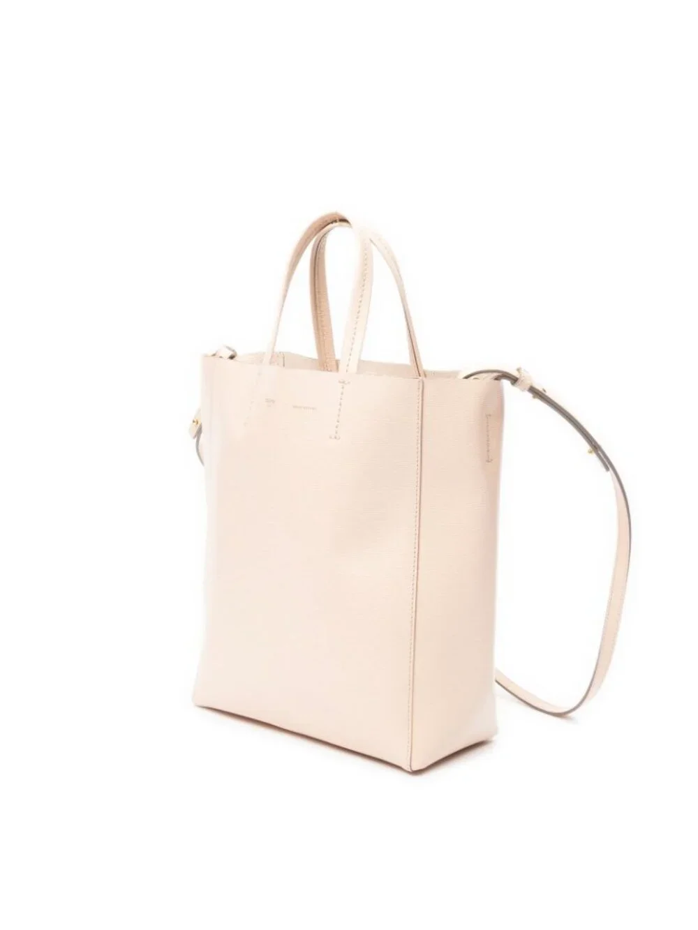 Celine Small Vertical Cover Tote Pink Gray Leather